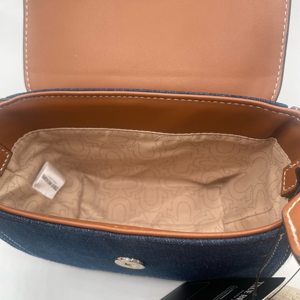 True Religion Denim Horseshoe Mini Crossbody NWT - Picture 5 of 8